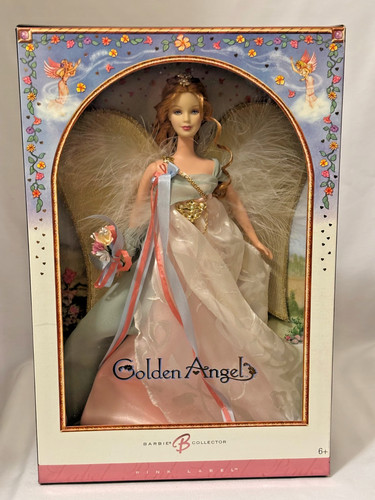 Barbie 2006 golden angel - 2006, pink
