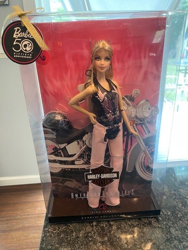 Barbie bambola harley davidson - bambola,