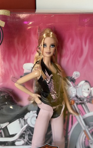 Barbie bambola harley davidson - bambola,